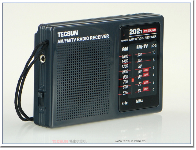 tecsun/德生 r-202t袖珍式调频/调幅收音机